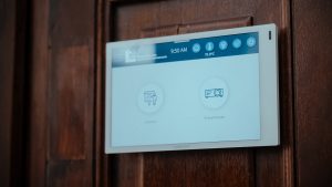 Oficina corporativa con sistema AV Crestron