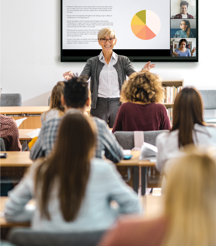 Aprendizaje activo en aula con Crestron - solucion educativa